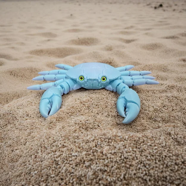 Cua khớp nối (Articulated Crab) – tương thích mắt thủy tinh 6mm & 8mm - Image 1