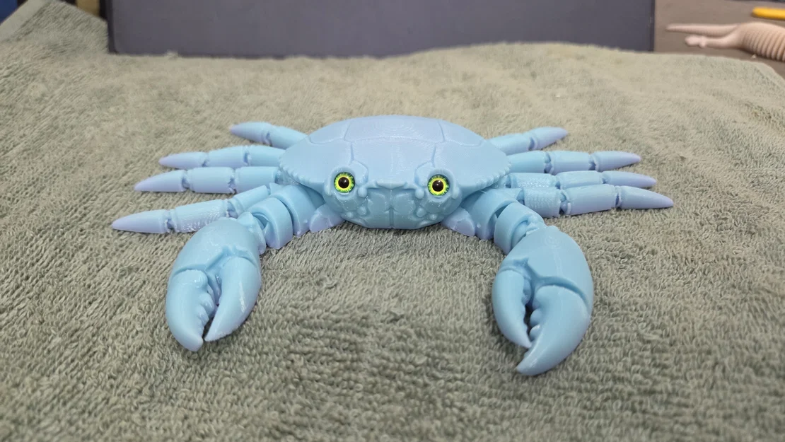 Cua khớp nối (Articulated Crab) – tương thích mắt thủy tinh 6mm & 8mm - Image 2
