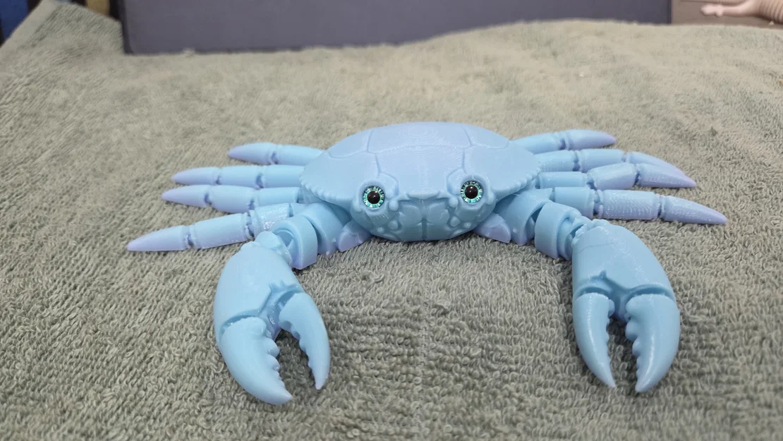 Cua khớp nối (Articulated Crab) – tương thích mắt thủy tinh 6mm & 8mm - Image 3