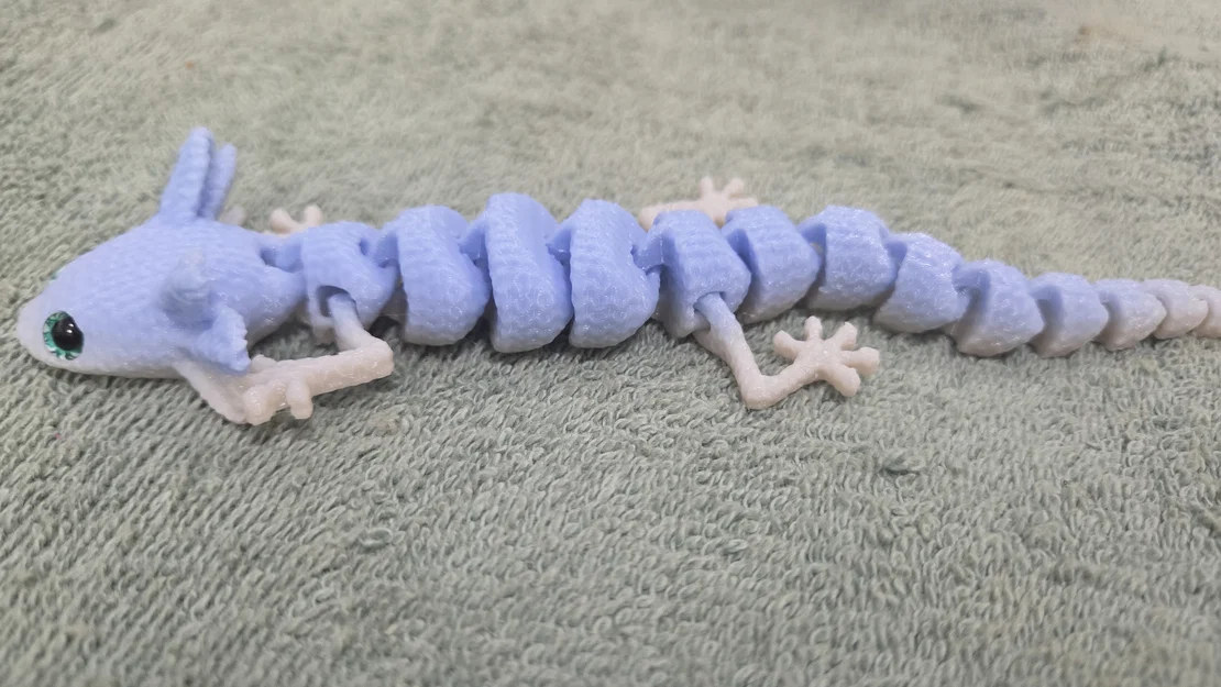 Axolotl Mắt Bự Đan Len – Tương thích mắt thủy tinh 6mm + 8mm - Image 4