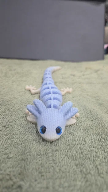 Axolotl Mắt Bự Đan Len – Tương thích mắt thủy tinh 6mm + 8mm - Image 10