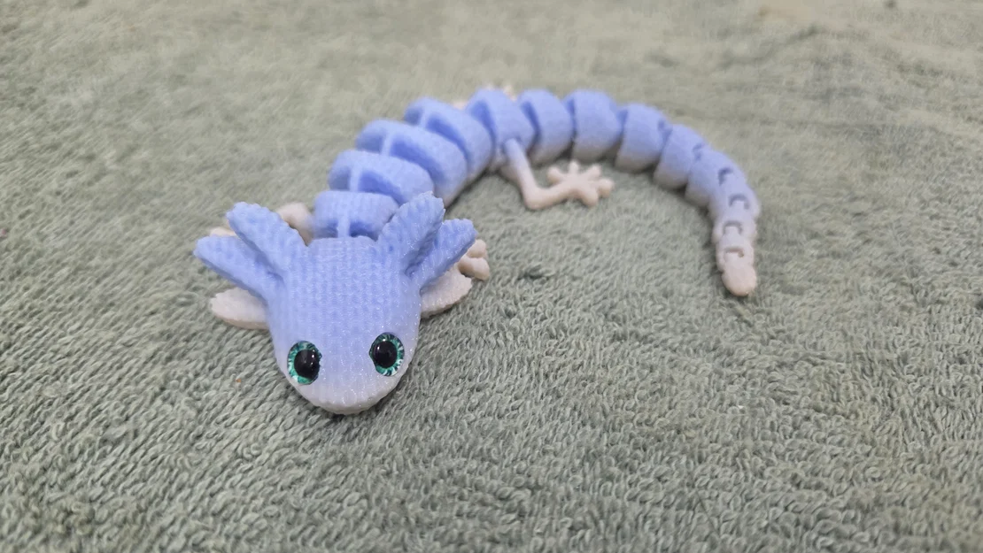 Axolotl Mắt Bự Đan Len – Tương thích mắt thủy tinh 6mm + 8mm - Image 11