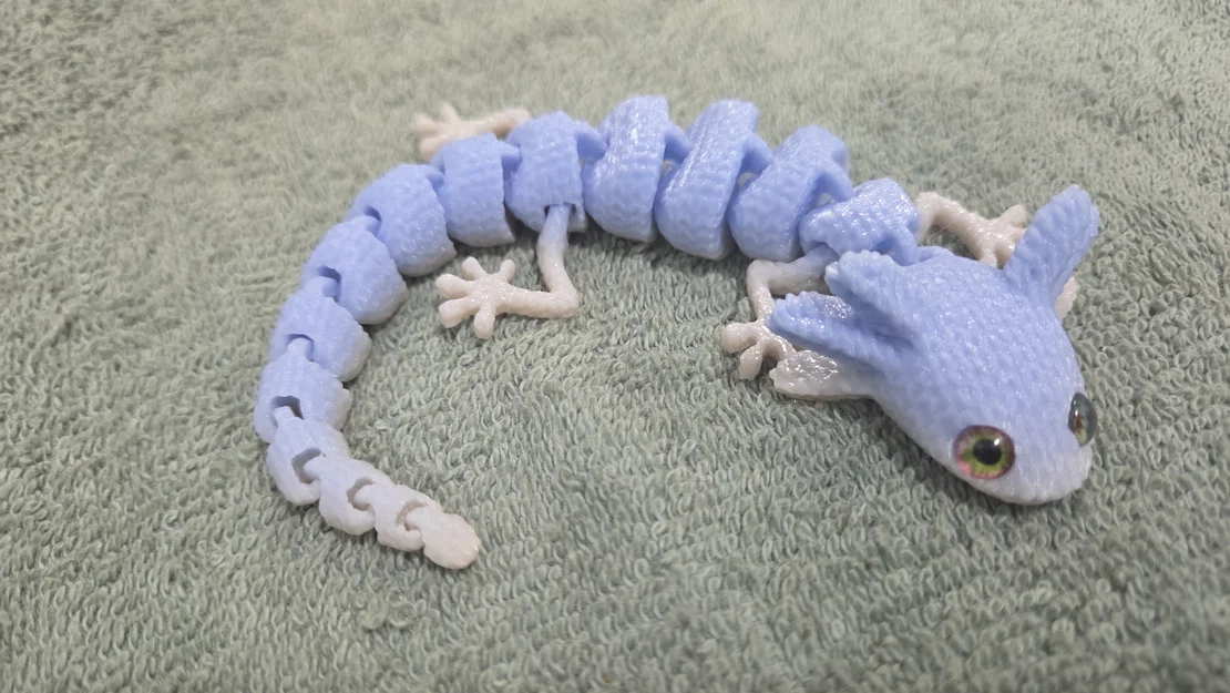Axolotl Mắt Bự Đan Len – Tương thích mắt thủy tinh 6mm + 8mm - Image 13