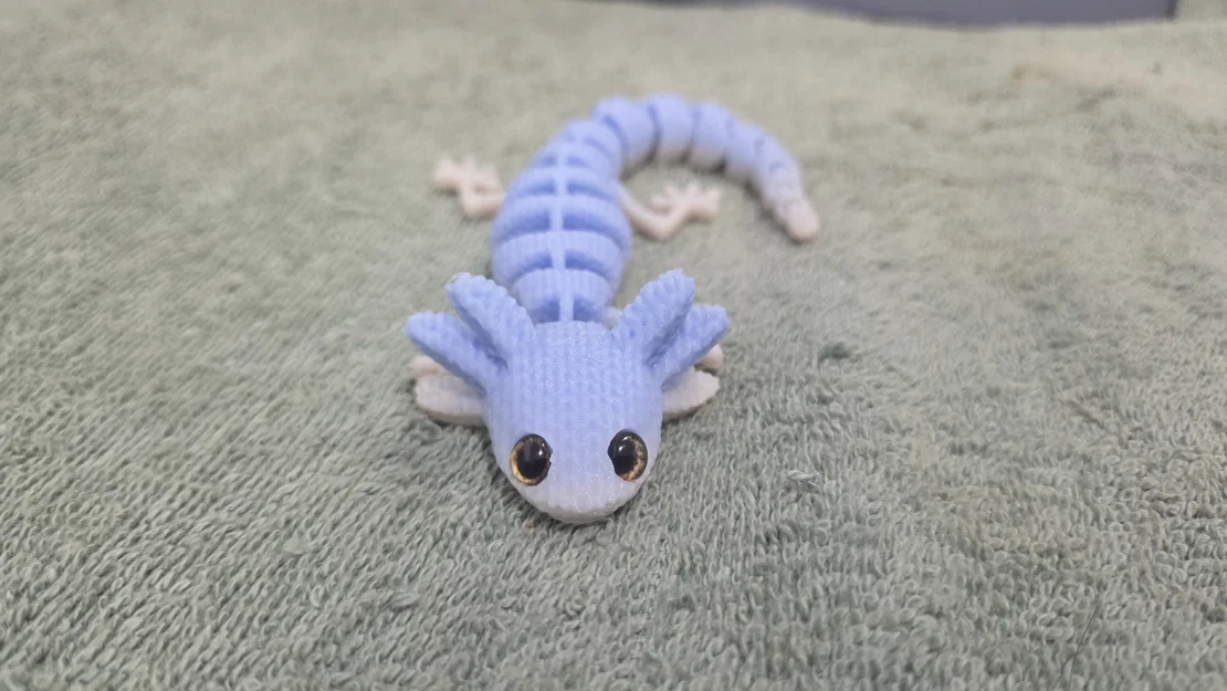 Axolotl Mắt Bự Đan Len – Tương thích mắt thủy tinh 6mm + 8mm - Image 14