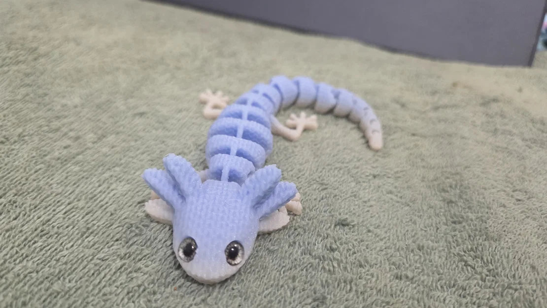 Axolotl Mắt Bự Đan Len – Tương thích mắt thủy tinh 6mm + 8mm - Image 15