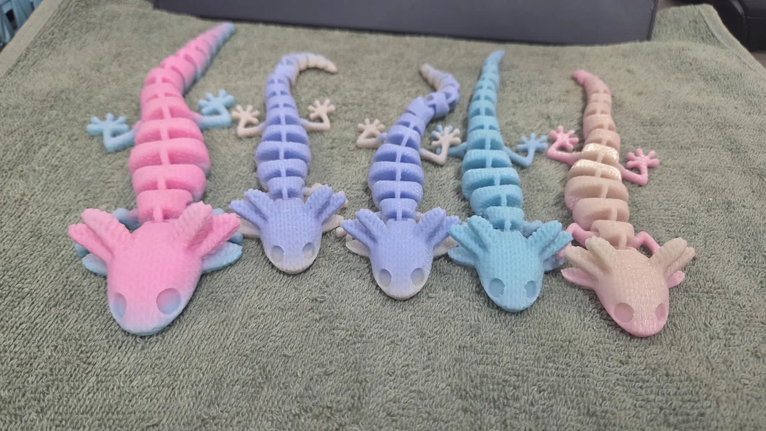 Axolotl Mắt Bự Đan Len – Tương thích mắt thủy tinh 6mm + 8mm - Image 17