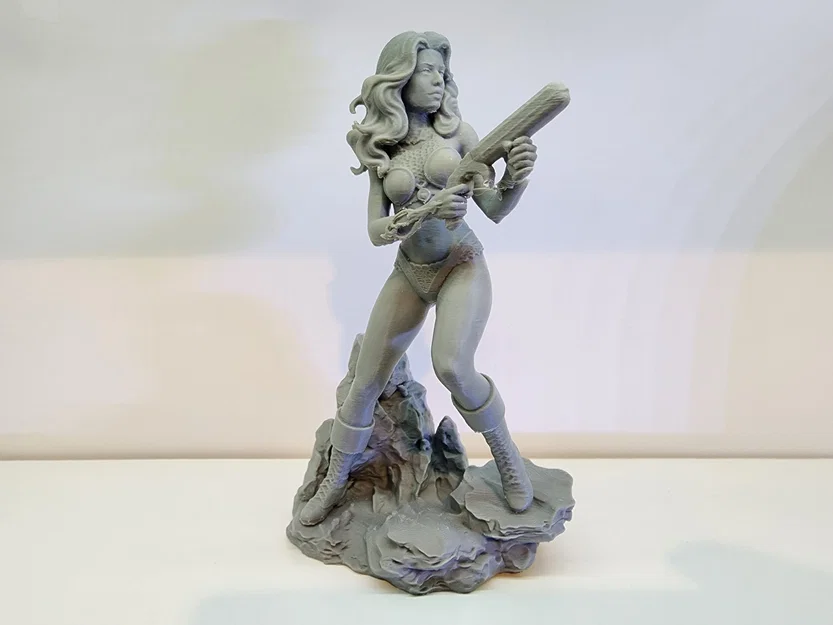 Mô hình 3D Barbarella - Jane Fonda (1968) tuyệt đẹp - Image 2