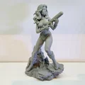 Mô hình 3D Barbarella - Jane Fonda (1968) tuyệt đẹp - Thumbnail 2