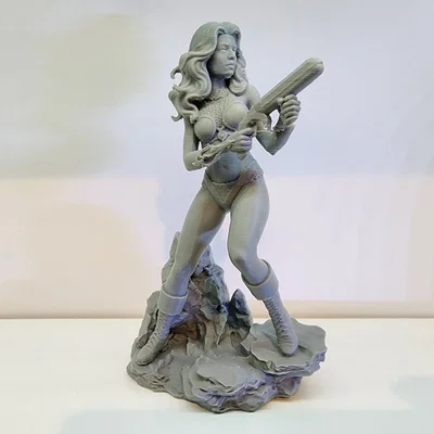 Mô hình 3D Barbarella - Jane Fonda (1968) tuyệt đẹp