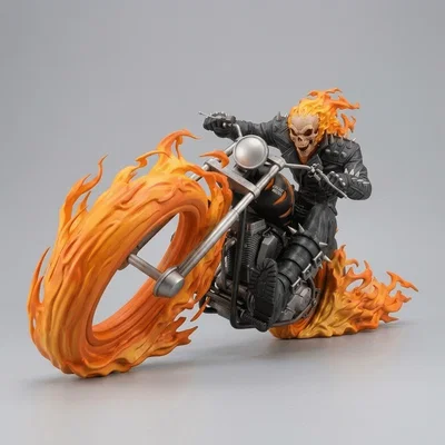 Mô hình 3D Ghost Rider Johnny Blaze 2007 chi tiết sắc nét