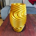 Bình Hoa Modern Gold Fluid Wave Vase – Dáng Sóng Chảy Metallic Gold - Thumbnail 3