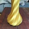 Bình Cắm Modern Gold Twisted Droplet Vase – Giọt Nước Xoắn Vàng Hiện Đại - Thumbnail 2
