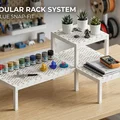 Hệ Kệ Modular Honeycomb Kèm Ngăn Kéo Snap-Fit Treo Dưới Kệ - Thumbnail 1