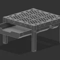 Hệ Kệ Modular Honeycomb Kèm Ngăn Kéo Snap-Fit Treo Dưới Kệ - Thumbnail 10