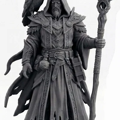 Mô hình Phù thủy tà ác 32mm cho Board Game và RPG