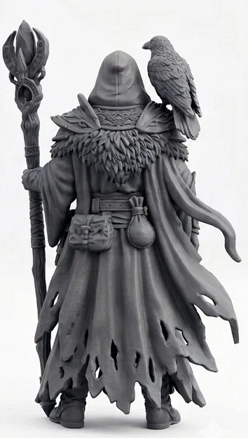 Mô hình Phù thủy tà ác 32mm cho Board Game và RPG - Image 2