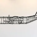 Mô hình trang trí tường máy bay C-130J Super Hercules in 3D - Thumbnail 2