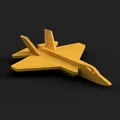 Mô hình lắp ráp máy bay chiến đấu F-35C Lightning 1:150 cho máy in 3D - Thumbnail 1