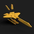 Mô hình lắp ráp máy bay chiến đấu F-35C Lightning 1:150 cho máy in 3D - Thumbnail 2