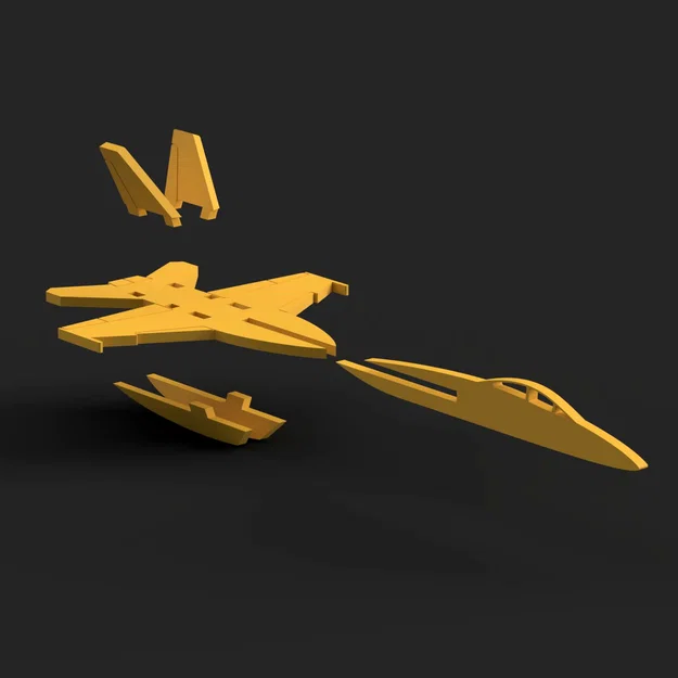 Mô hình lắp ráp máy bay chiến đấu F/A-18 Super Hornet 1:150 - Image 2