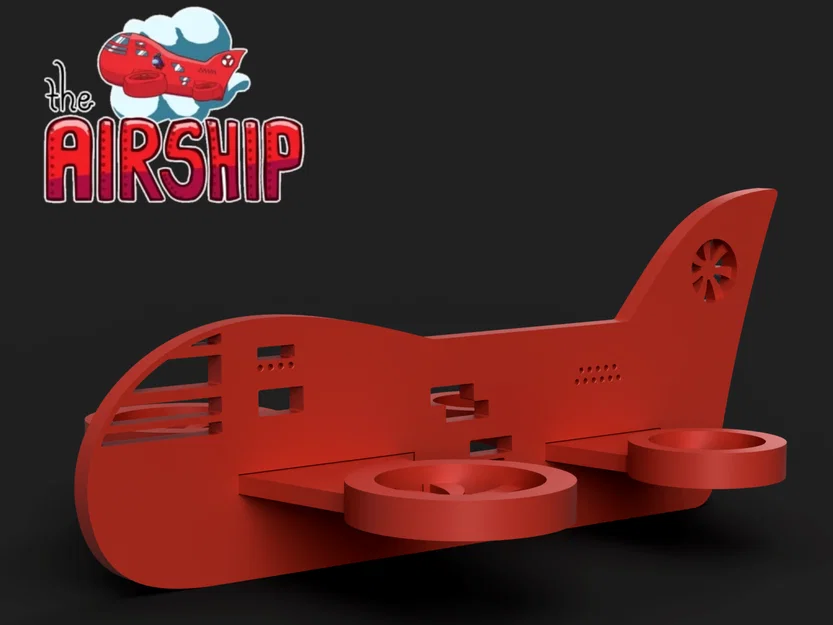 Mô hình lắp ráp 3D Airship (Among Us) - Kit card cực đẹp - Image 1
