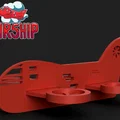Mô hình lắp ráp 3D Airship (Among Us) - Kit card cực đẹp - Thumbnail 1