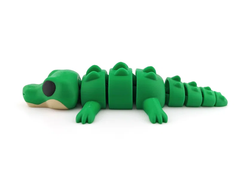 Mô hình cá sấu cử động linh hoạt (Articulated Alligator) in 3D - Image 3