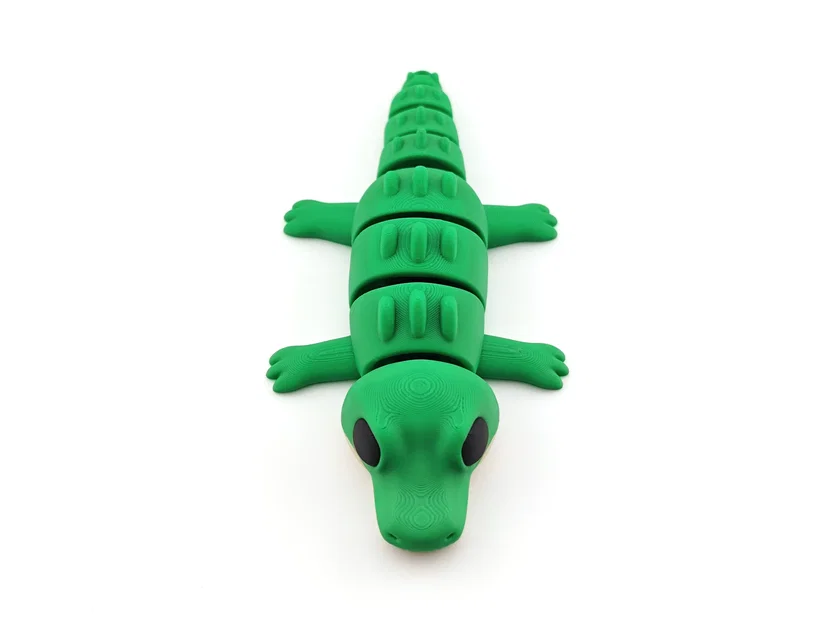 Mô hình cá sấu cử động linh hoạt (Articulated Alligator) in 3D - Image 4