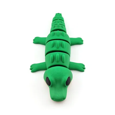 Mô hình cá sấu cử động linh hoạt (Articulated Alligator) in 3D