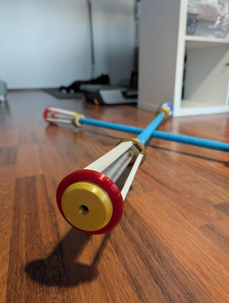 Gậy tập Magnolia practice flow spinning staff - Image 1