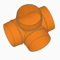 Ống thông gió Ø100mm thẳng + 2 cửa ra - Thumbnail 2