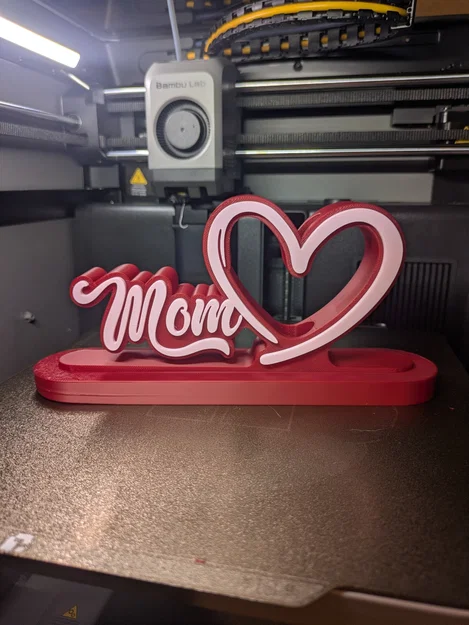 Khay trưng bày cây cảnh hình trái tim tặng mẹ - Quà tặng 3D độc đáo - Image 2