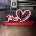 Khay trưng bày cây cảnh hình trái tim tặng mẹ - Quà tặng 3D độc đáo - Thumbnail 2