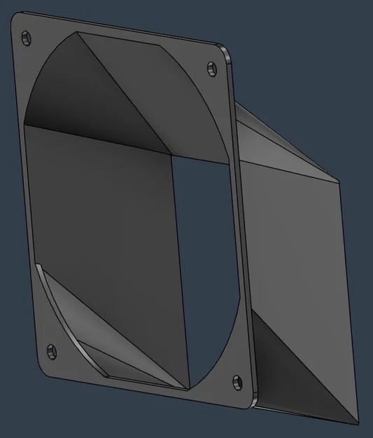 Ống hướng gió cho quạt 120 mm (PC) - Image 1