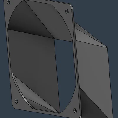 Ống hướng gió cho quạt 120 mm (PC)