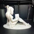 Manga Girl – Mô hình cô gái anime/manga ngồi thư giãn để in 3D - Thumbnail 5