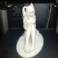 Manga Girl – Mô hình cô gái anime/manga ngồi thư giãn để in 3D - Thumbnail 6