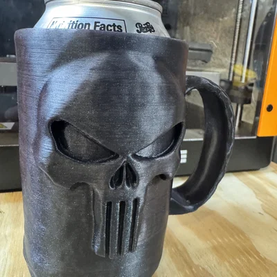 Giá đỡ lon nước Punisher 3D - Phụ kiện độc lạ cho lon 12oz