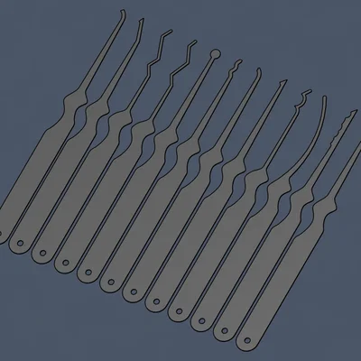 Lockpicks (bộ lockpick kiểu cũ CliffPicks)