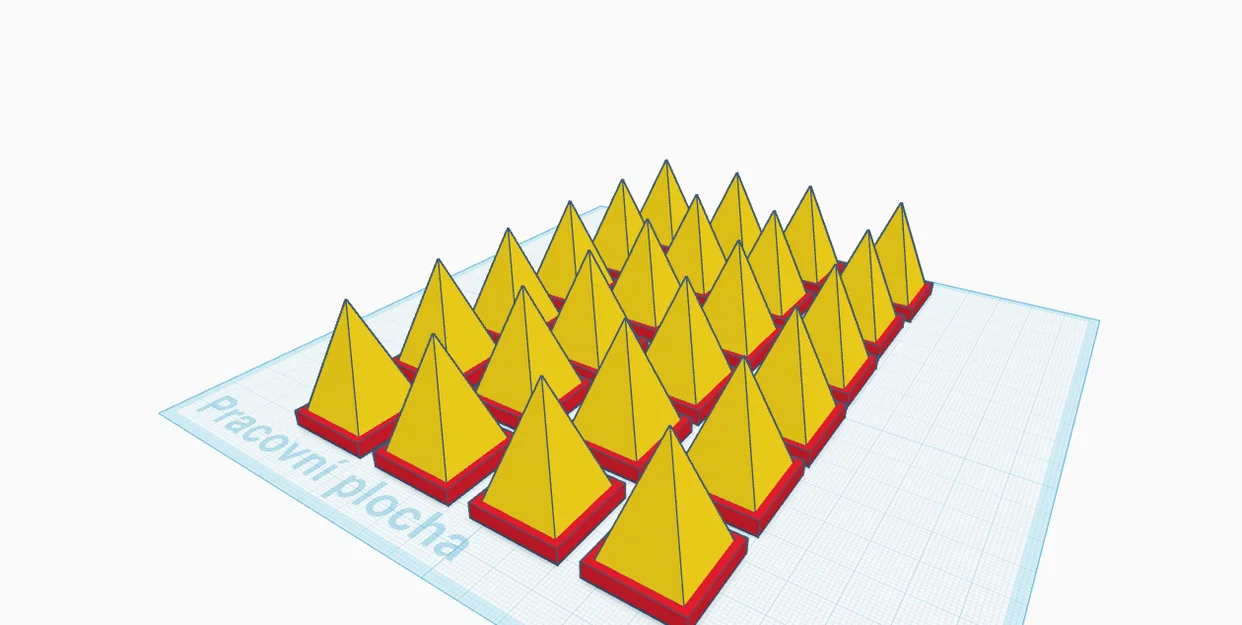 Mô hình gai nhọn trang trí 3D (Spikes) kích thước 2x2x3cm - Image 1
