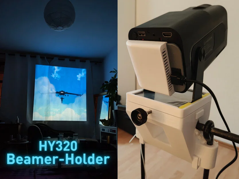 HY320 Beamerholder - Giá đỡ máy chiếu gắn khung giường - Image 1