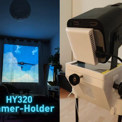 HY320 Beamerholder - Giá đỡ máy chiếu gắn khung giường