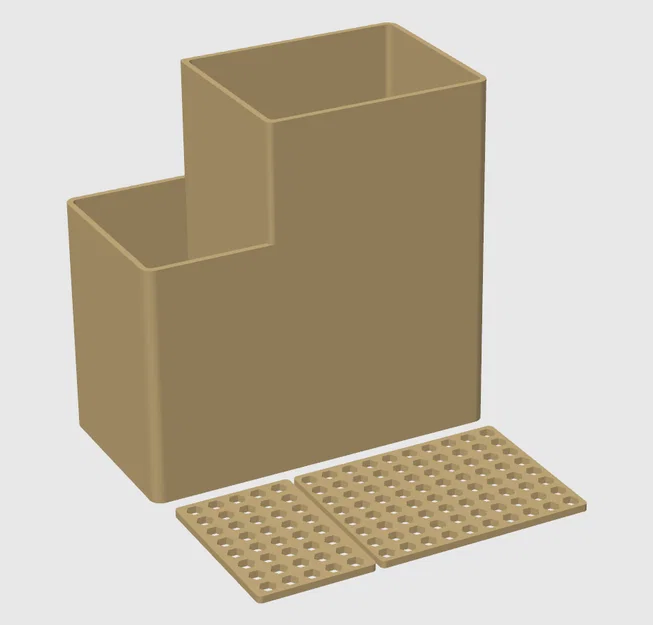 Khay đựng dụng cụ bếp (Utensils Holder) 2 mảnh, đáy tháo rời - Image 2