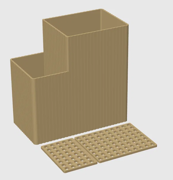 Khay đựng dụng cụ bếp (Utensils Holder) 2 mảnh, đáy tháo rời - Image 3