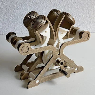 V2 Pendulum Engine – Động cơ con lắc V2 (mô hình in 3D)