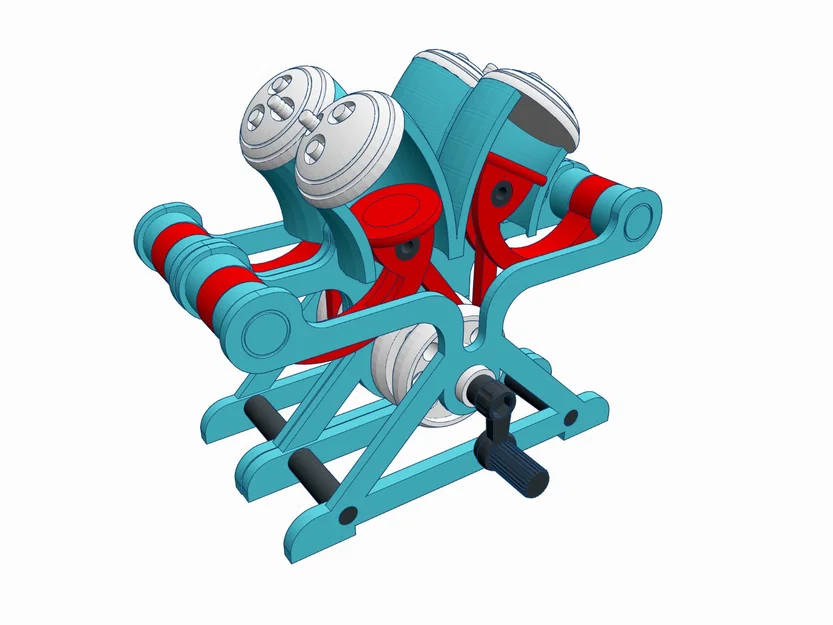 V2 Pendulum Engine – Động cơ con lắc V2 (mô hình in 3D) - Image 5
