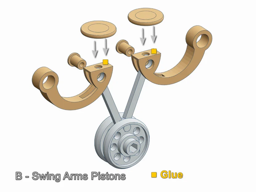 V2 Pendulum Engine – Động cơ con lắc V2 (mô hình in 3D) - Image 7