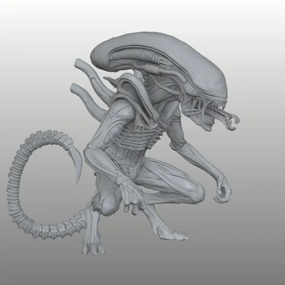 Xenomorphe - Star Stalker - Bio-Mechanical Predator - Pre-Supported