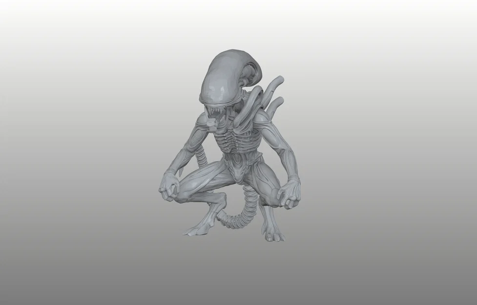 Xenomorphe - Star Stalker - Bio-Mechanical Predator - Pre-Supported - Image 2