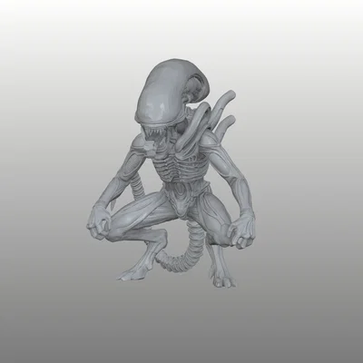 Xenomorphe - Star Stalker - Bio-Mechanical Predator - Pre-Supported
